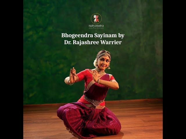 Bhogheendra Sayinam | Bharatanatyam Composition | Indian Classical Dance | Natyasutra Online