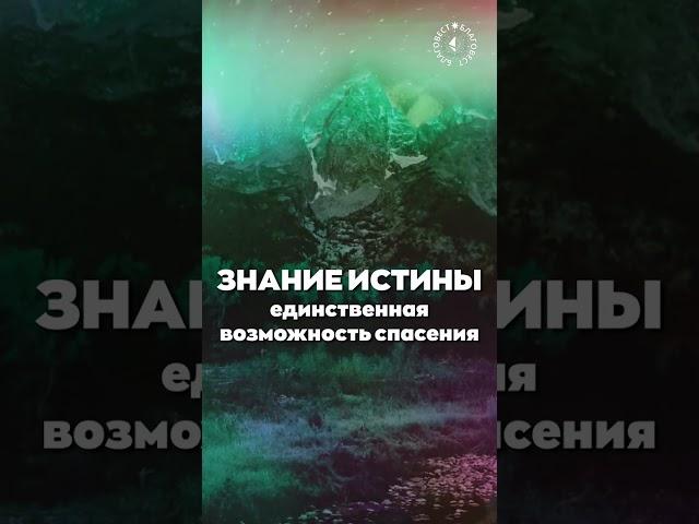 #БлагоВест  ЗНАНИЕ ИСТИНЫ - единственная возможность спасения