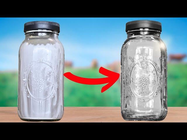 How To Clean Glass Milk Jars | Ball Canning Jar Cleaning Tutorial