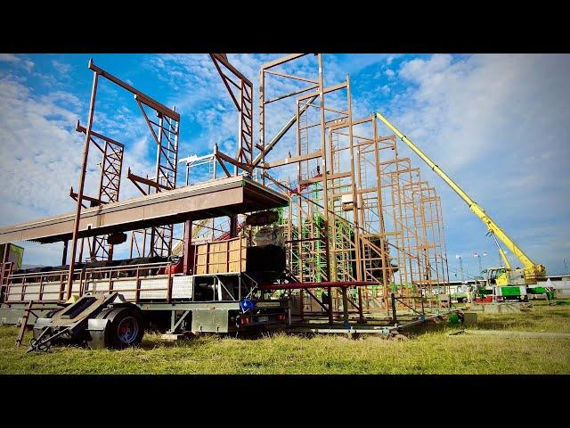 Größte Kirmes am Rhein 2024 in Düsseldorf Abbau Last Walking️