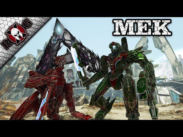 ARK | MEK CRAFTING & REVIEW! ROCKETS, CANNON, AND A SHIELD!?