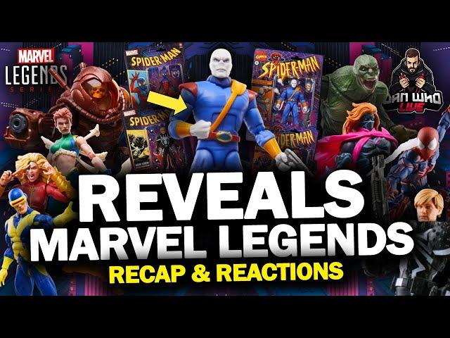 MARVEL LEGENDS REVEALS RECAP! 2 FULL WAVES! SPIDER-MAN & X-MEN! CHAMELEON ON RETRO CARD!!