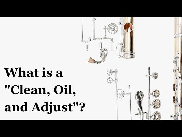 What is a "Clean, Oil and Adjust"?