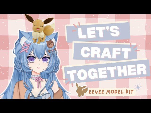 [HANDCAM] Vtuber builds an eevee model kit~ (first model kit)