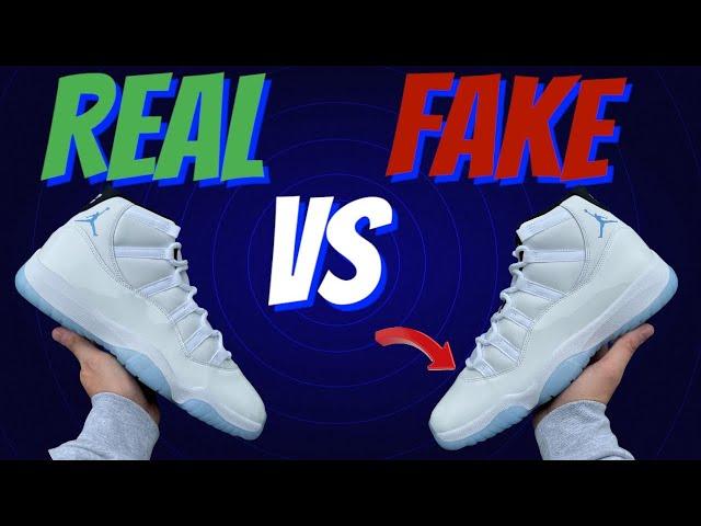 2024 Real Vs Fake Jordan 11 “Legend Blue”