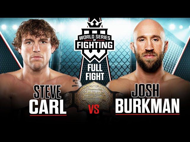 Steve Carl vs Josh Burkman (Welterweight Title Bout) | WSOF 6, 2013