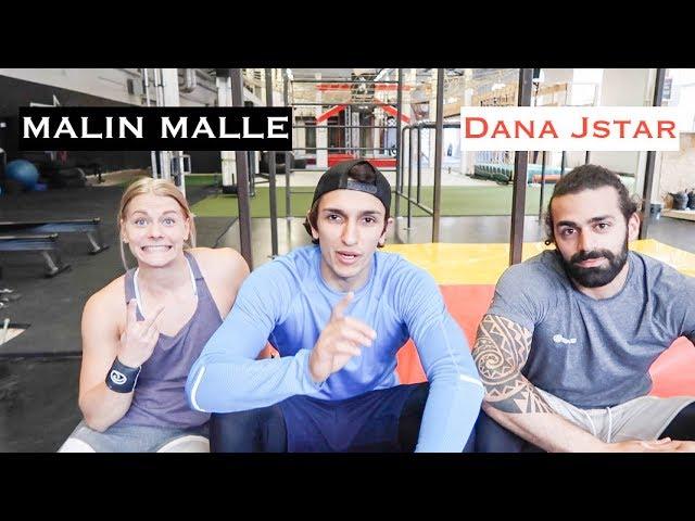 Street workout training - Trying out Battles with Malin Malle and Dana jstar