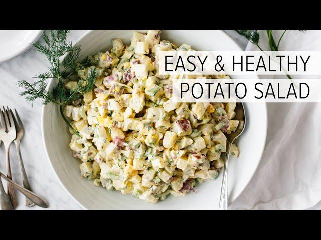 BEST POTATO SALAD RECIPE | how to make potato salad easy, healthy and delicious!