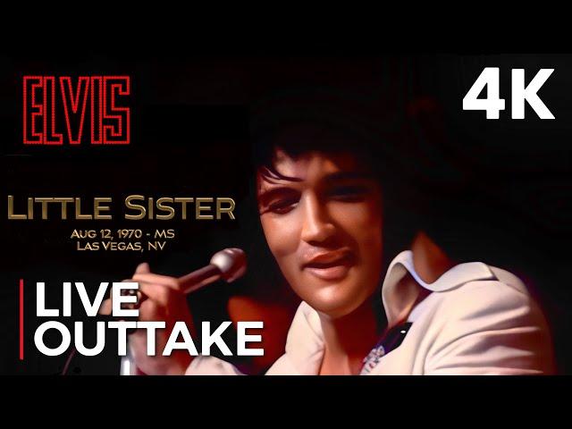 Little Sister/Get Back | Elvis Presley 4K (Live Music Video) Outtake - That's The Way It Is 1970