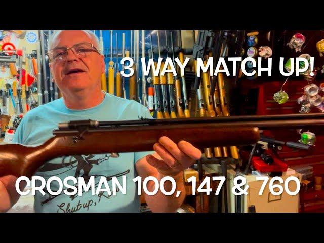 3 way head to head Crosman 100 vs 140 vs 760 .177’s ftw!