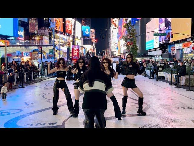 [K-POP IN PUBLIC | SIDECAM] KISS OF LIFE(키스오브라이프) - 'Igloo' Dance Cover | TIMES SQUARE