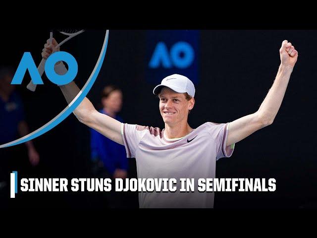 Jannik Sinner ends Djokovic’s 33-match streak to reach first Grand Slam final | Australian Open