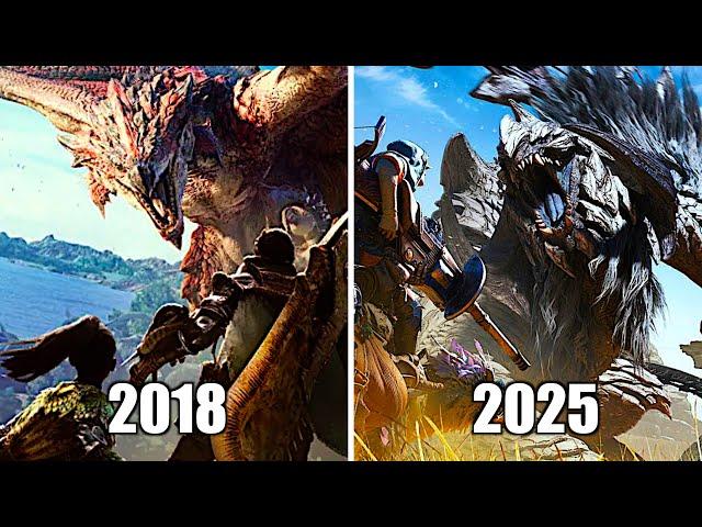 Monster Hunter Wilds vs Monster Hunter World Details Comparison