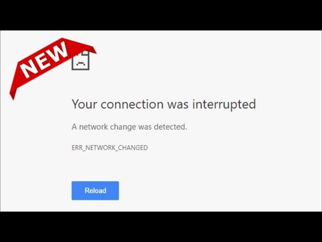 How To Fix Google Chrome Your Connection Was Interrupted Error Windows 11 / 10 / 8 - 2022