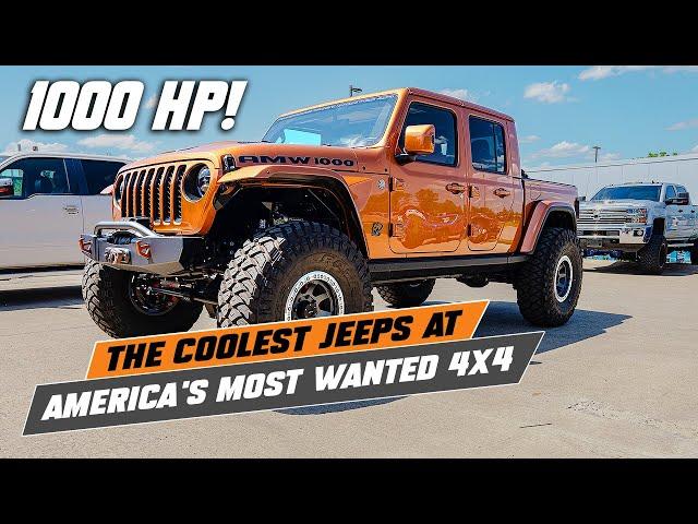 The COOLEST Jeeps at America's Most Wanted 4x4 Headquarters!