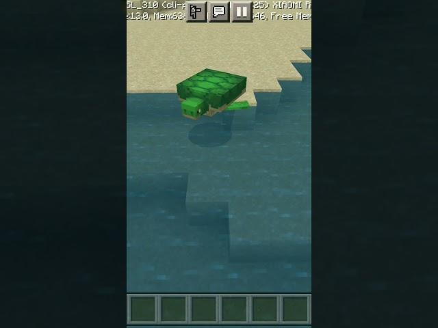 Minecraft ma turtle  #minecraft #turtle #viral