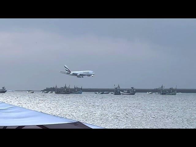 Bali Arrive A380 Emirates from Dubai