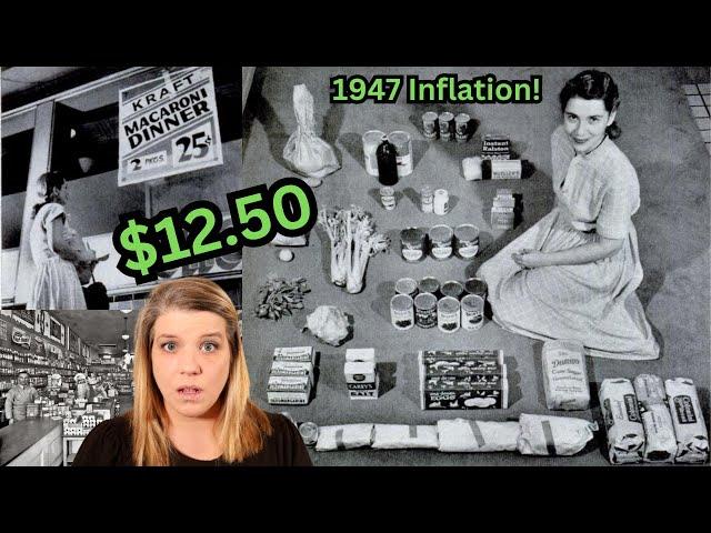 Shocking 1947 Grocery Prices! | INFLATION now Vs 1947