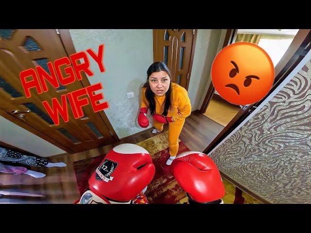 ESCAPING ANGRY WIFE ANNOYED BY FUNNY PRANKS (Epic Comedy  POV) ​⁠@DumitruComanac  #prank