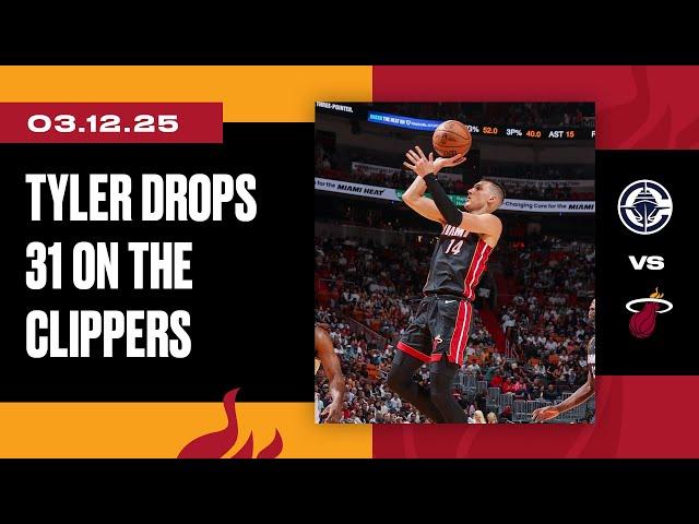 Tyler Herro 31 PTS 7 AST 6 REB 2 STL | Los Angeles Clippers vs. Miami HEAT | March 12, 2025