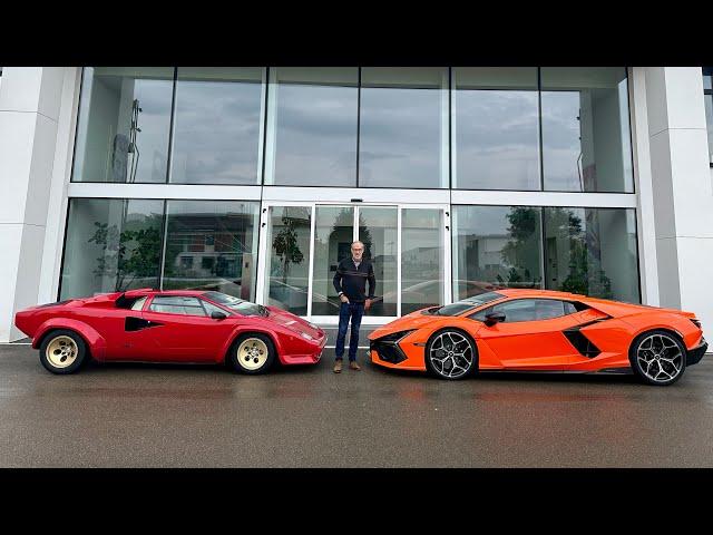 History of the Lamborghini factory, what's changed over the past 50 years. Countach Euro Tour Pt.3