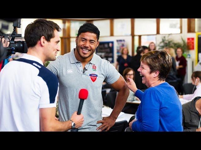 Manu Tuilagi takes a tour of his old school John Cleveland College