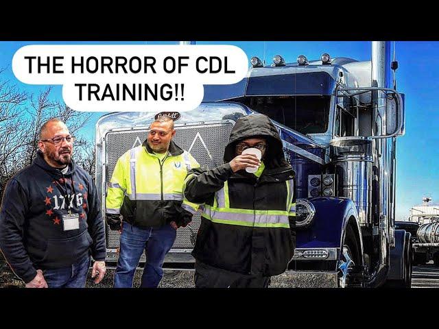 🟦 The Truth About CDL Training! The stories you hear about of truck driver  trainers and trainees!