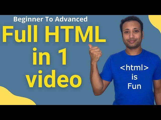 Complete HTML course in Bangla 2024 | Updated