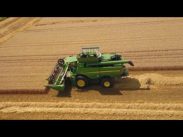 La recoltat de grâu 2021 +JohnDeere S760i #tractorvlog #farmtuber