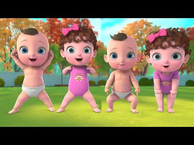 Head Shoulder Knees and Toes - Kids Songs & Nursery Rhymes @NuNuTVNurseryRhymes