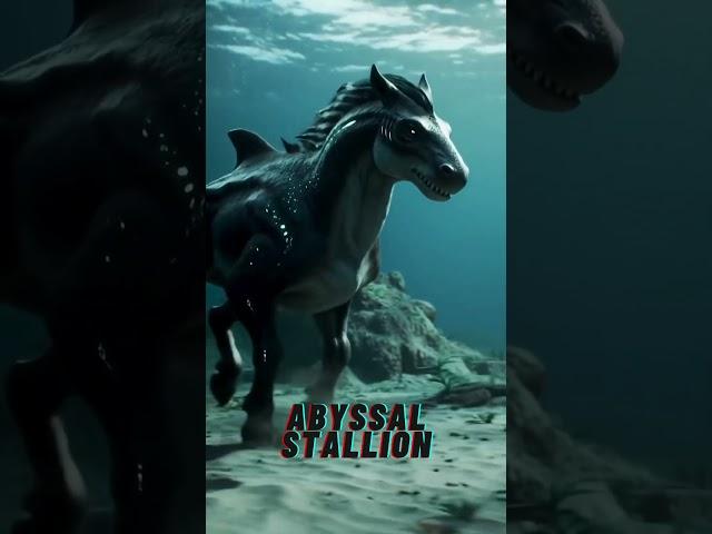 Abyssal Stallion White Shark + Stallion AI Hybrid #aianimals #animalhybrids #aianimalfusion #aitech