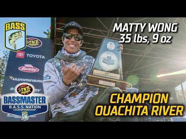 Matty Wong wins 2021 B.A.S.S. Nation Championship on Ouachita River