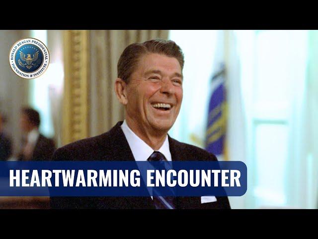 President Reagan's Unexpected Guest