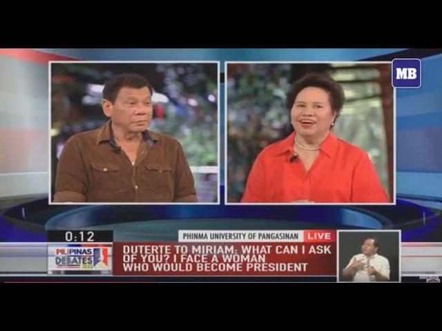 Face Off: Duterte-Defensor at #PilipinasDebates2016