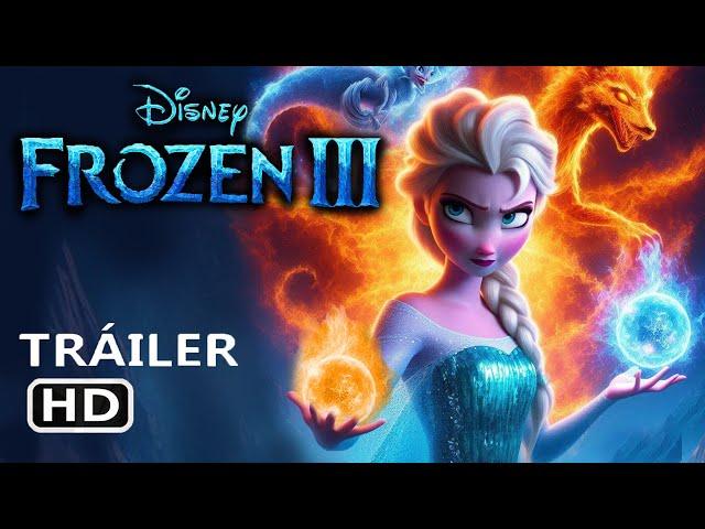 FROZEN 3 (2024) Elsa with fire | Teaser Trailer | Disney Animation [4K]