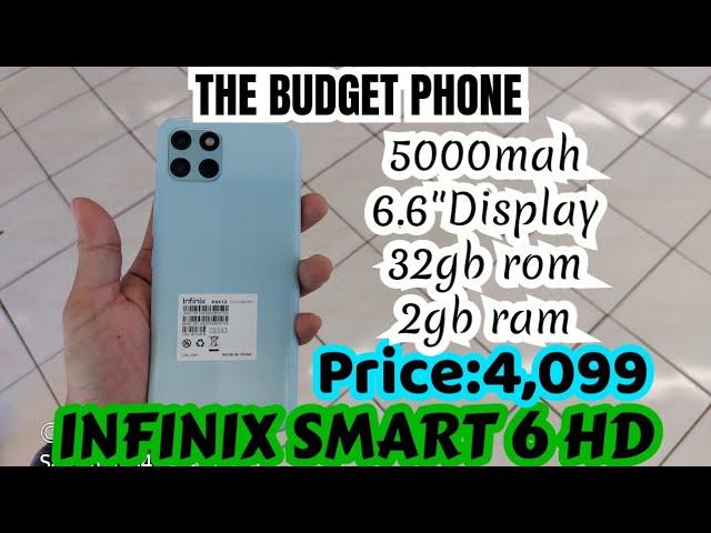 INFINIX SMART 6HD AQUA SKY COLOR UNBOXING AND IMPRESSION