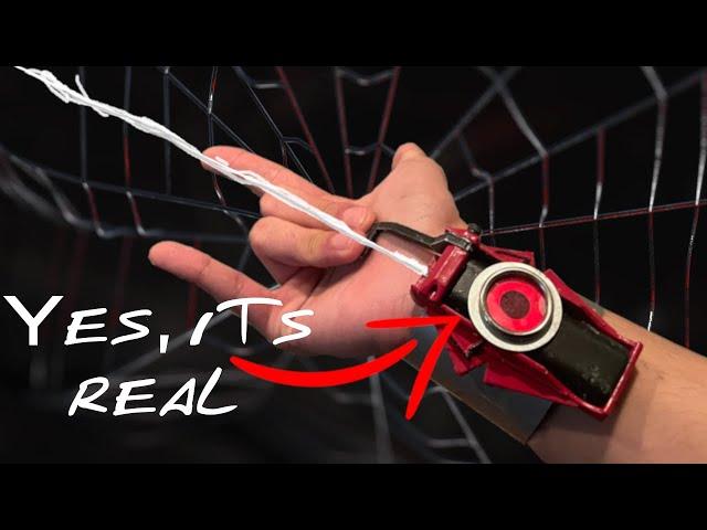 Spider-Man Web Shooters that shoot REAL Web Fluid! | Spider-Man No Way Home