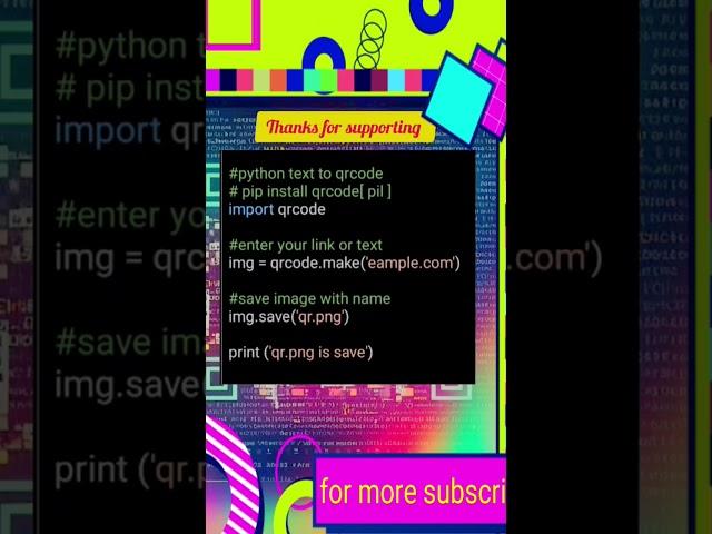 Generate QR Code Art in Python: A Beginner-Friendly Guide #python