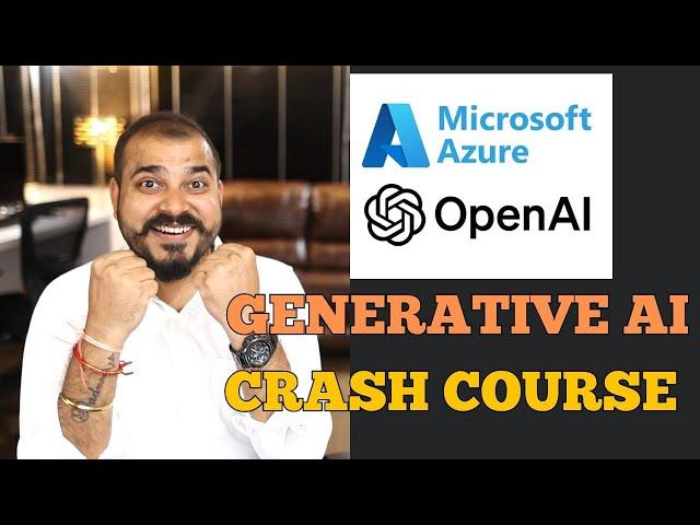 Complete Generative AI With Azure Cloud Open AI Services Crash Course