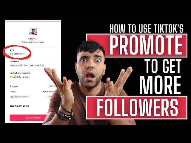 I Tried TikTok's 'Promote" Feature To Get More Followers (Here are my results)