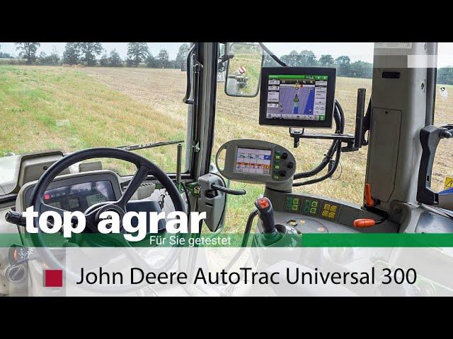 John Deere ATU 300 Lenksystem im top agrar Praxistest auf Fendt Vario