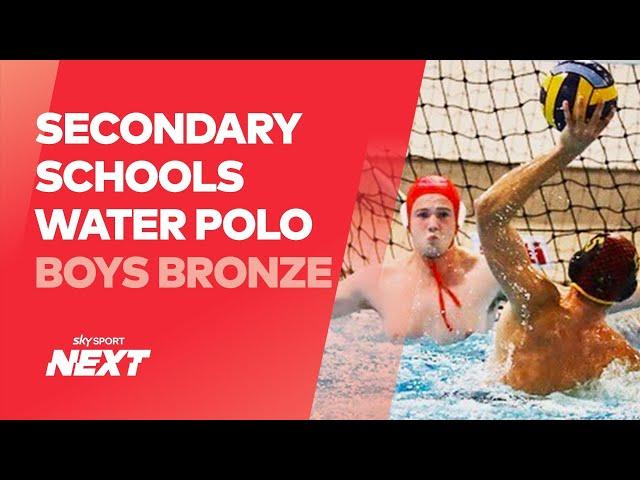 Boy's Bronze Final | Sacred Heart v Tauranga Boys | NZSS Championships | Water Polo