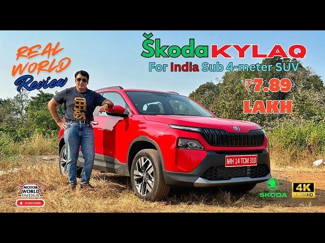 Skoda KYLAQ Real World Review - Segment First Features - Premium Looks - Starting at Rs. 7.89 Lakh