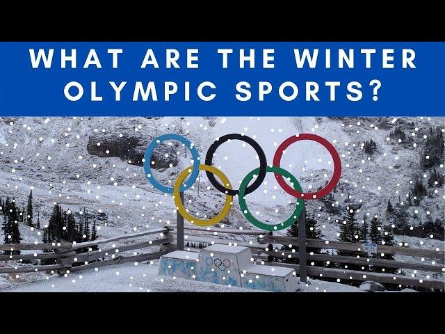 WHAT ARE THE WINTER OLYMPIC SPORTS?