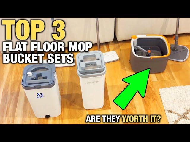 I Tried 3 Highly Rated Flat Floor Mop Bucket Sets From Amazon (Review)