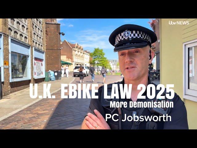 U.K. ebike law 2025 More Demonisation by the Mainstream Media and the Police