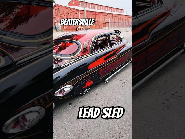  INSANE Custom Built 1950 Mercury Lead Sled‼️ Beatersville Rat Rod Car Show #paint #classiccars