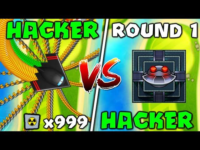 So I HACKED Bloons TD Battles... INFINITE MONEY VS HYPERSONIC TOWERS! :: HACKER VS HACKER