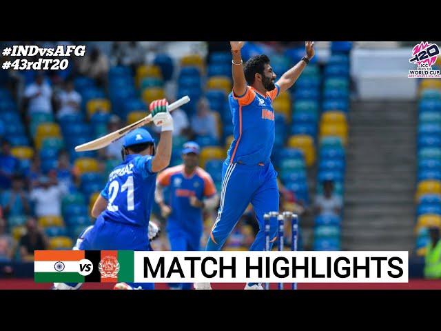 ICC T20 World Cup 2024 | India vs Afghanistan | Full Highlights 2024 | IND VS AFG 2024 Highlights