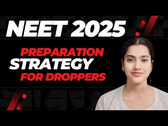 NEET 2025 Preparation Strategy for Droppers & Partial Droppers | NEET UG Updates | Sparkup Classes